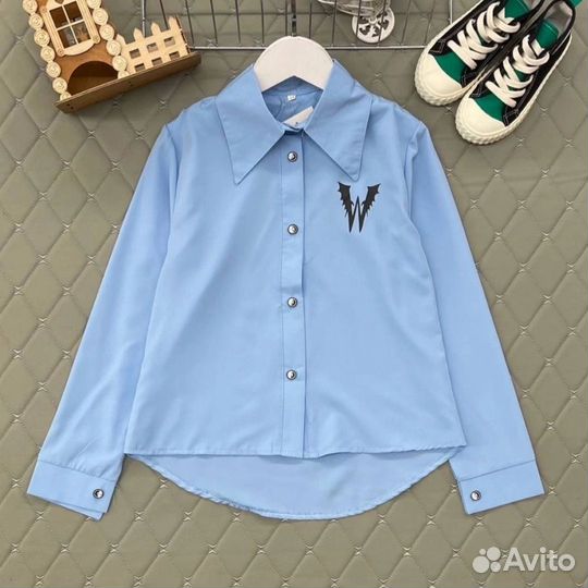 Школьная блузка для девочки, 128-152