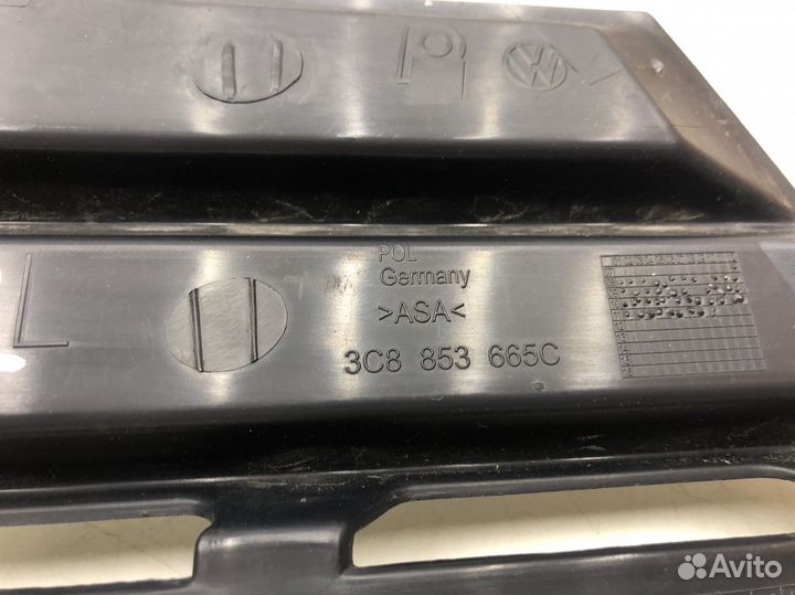 Решётка в бампер левая Volkswagen Passat CC 2008-2