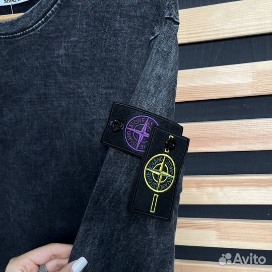 Stone island лонгслив