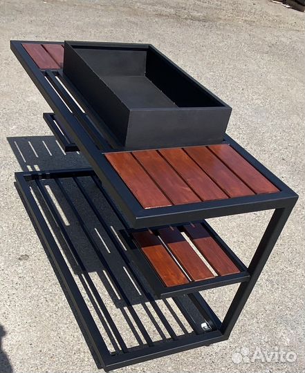 Мангал в стиле лофт