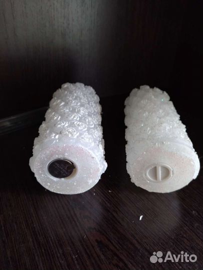 2 свечи с розами. Цена за комплект