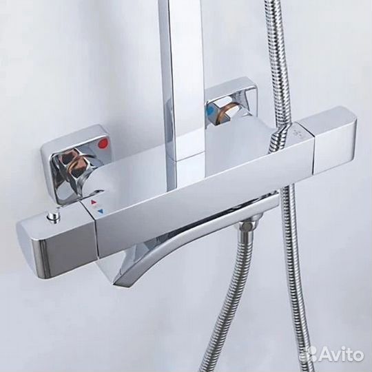 Душевая стойка с термостатом Gappo G2407-40