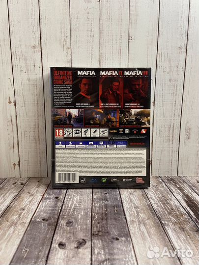 Mafia trilogy ps4 диск (Новый)