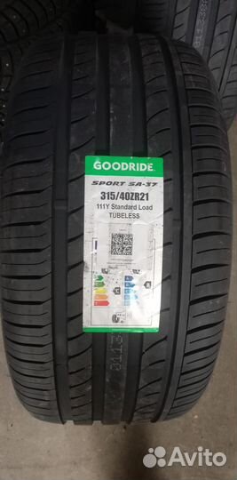 Goodride SA 37 275/45 R21 и 315/40 R21 111Y