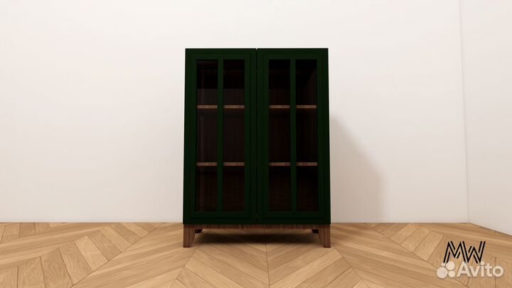 Комод распашной с тремя полками из мдф