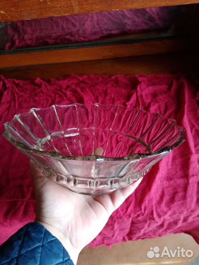 Ваза для фруктов. Большой салатник СССР