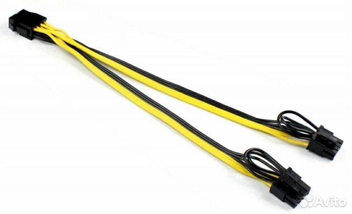 Разветвитель 8 пин (CPU и GPU) на 2x(6+2) GPU