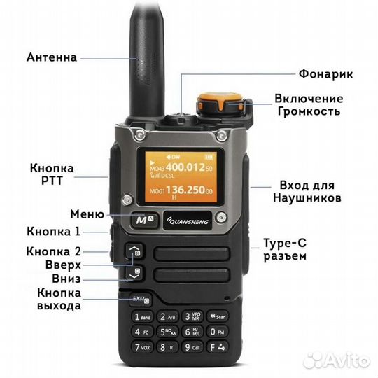 Рация Quansheng UV-K5(8) / UV-K6