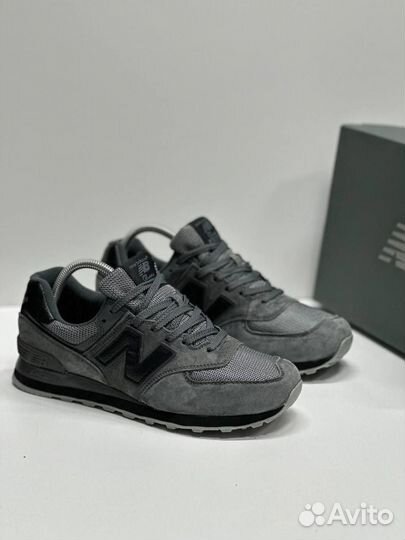 Мужские кроссовки Balance 574 Grey Ню баланс