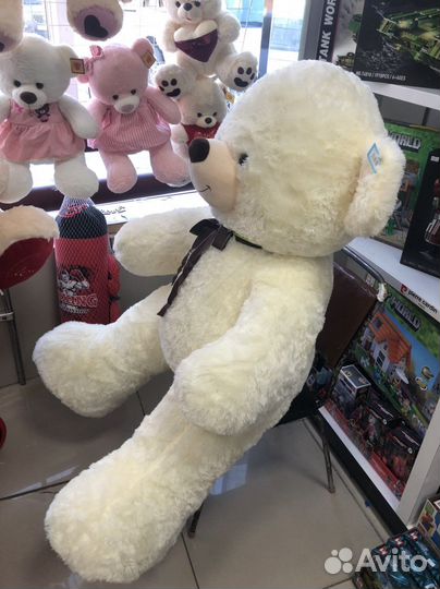 Плюшевый медведь 70 см до 1,5 метров