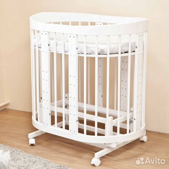 Кроватка-трансформер 8 в 1 Красная Звезда