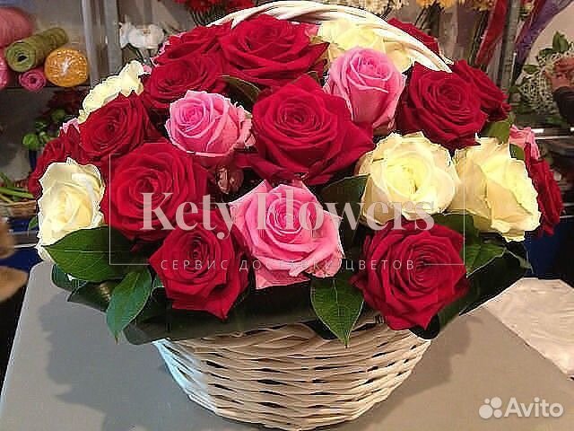 Цветы 101 роза