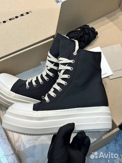 Rick owens drkshdw высокие кеды