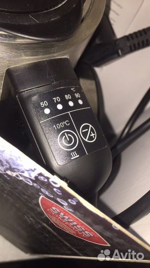 Чайник Polaris PWK 1711cgld выбор температуры