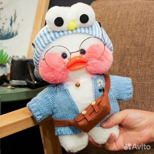 Уточка lalafanfan мягкая игрушка