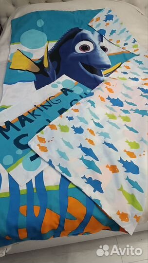 Новый комплект детского постельного белья, Немо