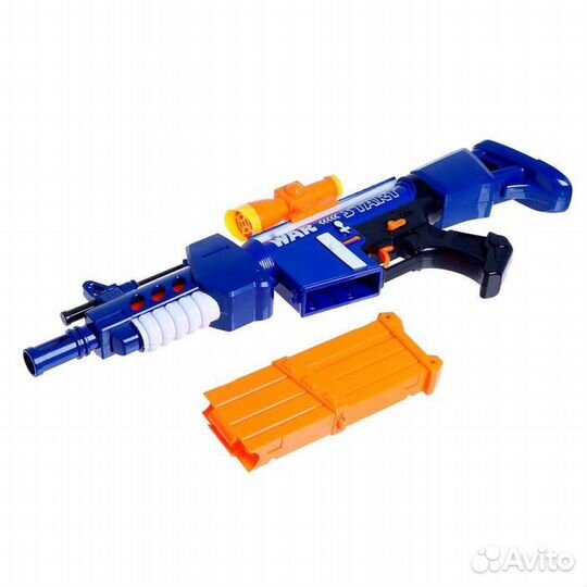 Автоматический бластер crash GUN, стреляет мягкими