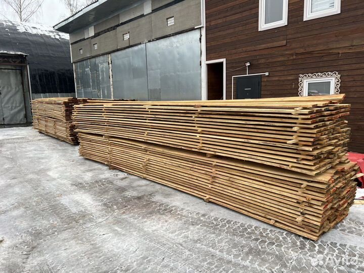 Доска обрезная лиственица 50х100х6000