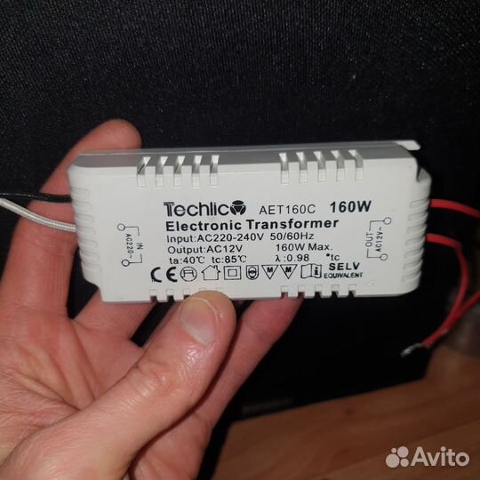 Трансформатор для люстры 220-12В