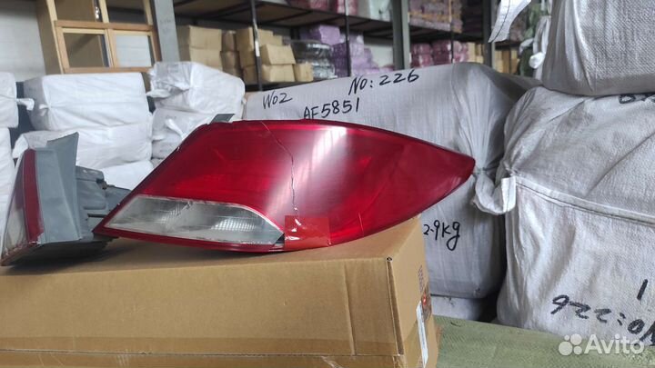 Задние фонари на hyundai solaris 1