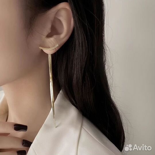 Серьги кисточки