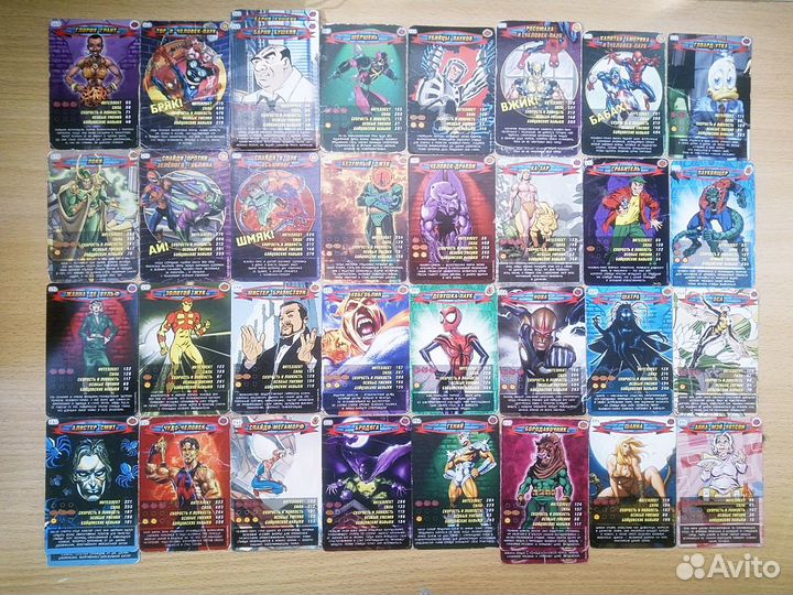 Карточки: Пингвины, Черепашки Ниндзя, Человек Паук