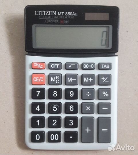 Калькулятор Citizen MT-850AII