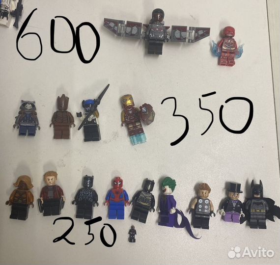 Lego фигурки marvel dc