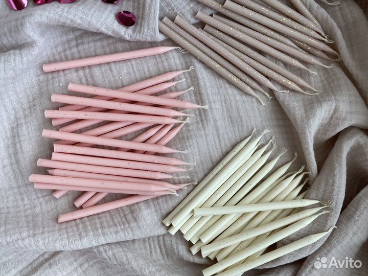 Свечи для торта, бенто-свечи, праздничные свечи