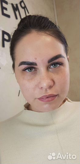 Наращивание ресниц окрашивание бровей