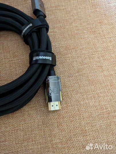 Hdmi baseus v2.1 (Zinc alloy), 8K, 3 м