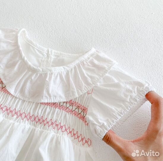 Платье - боди для девочки 74