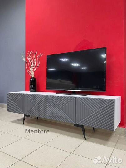 Тумба тв Bravo в цвете графит (конструктор)