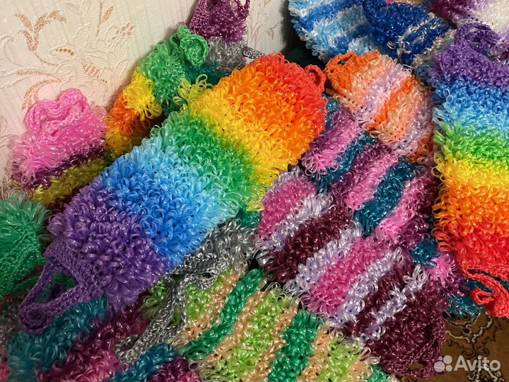 Мочалка ручной работы