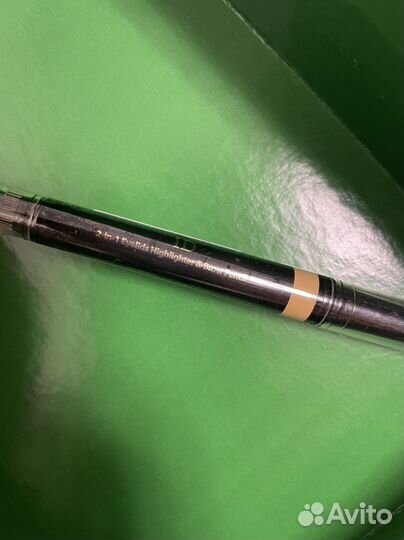 ID хайлайтер для век и карандаш для бровей 2 в 1