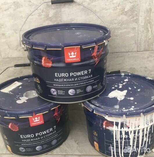 Tikkurila Euro Power 7 База С бесцветная 9л