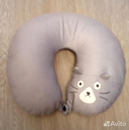 Подушка дорожная - котик