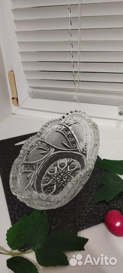Хрустальная салатница СССР
