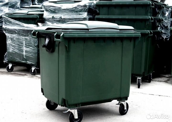 Пластиковый контейнер 1100л, 770л