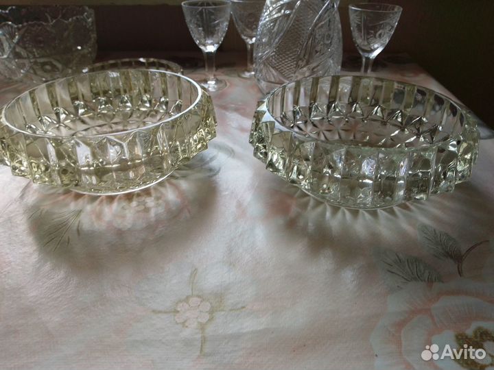 Пепельницы СССР стекло