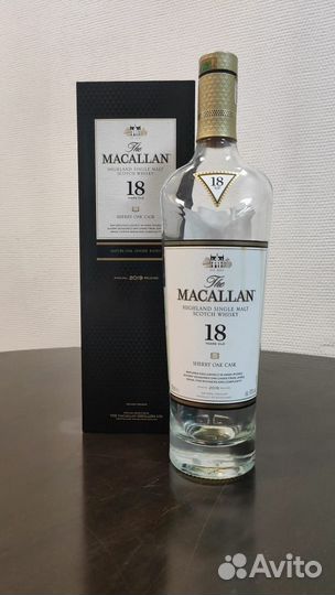 Коробка из-под виски Macallan 18 sherry oak cask