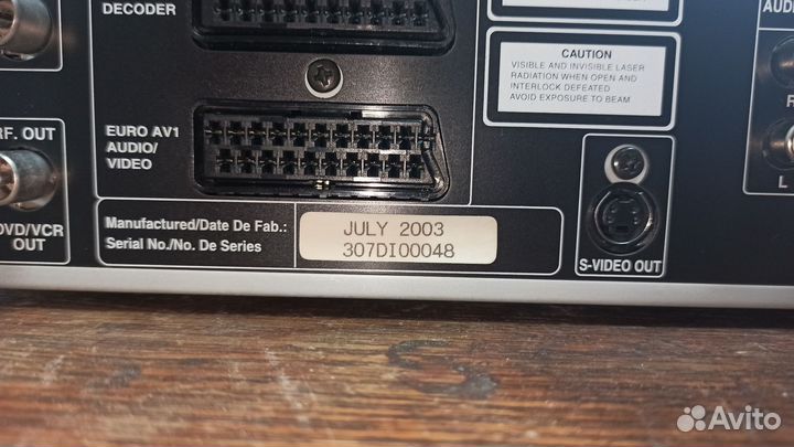 Видеомагнитофон LG с DVD