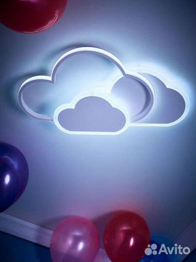 Люстра светодиодная потолочная Облако