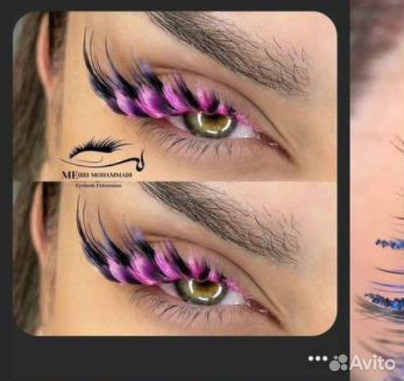 Модель на ресницы