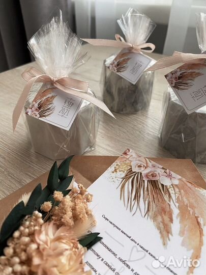 Подарки гостям на свадьбу - свечи