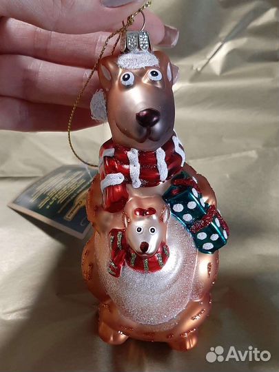 Игрушки стекло новые