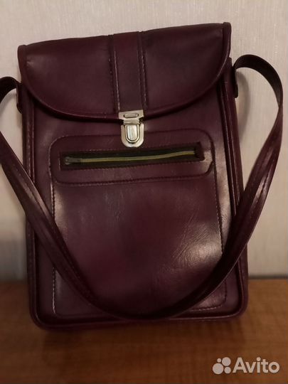 Мужской кожаный планшет сумка СССР