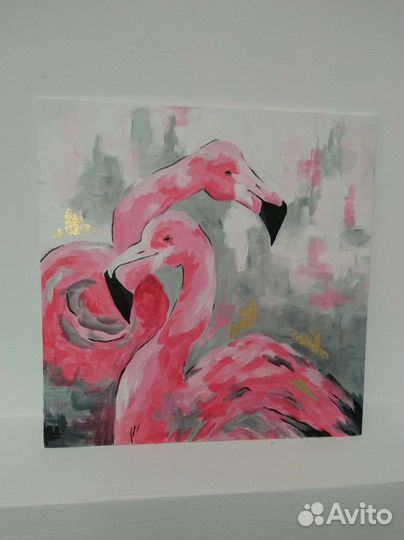 Интерьерная картина акрилом на холсте 30*30