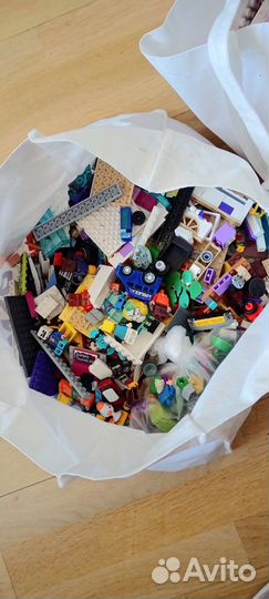 Lego россыпью, обычное и немного дупло