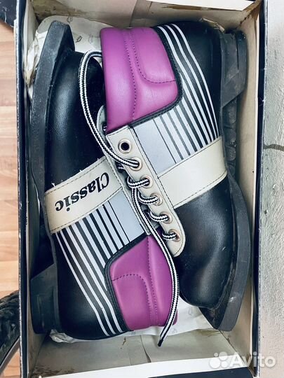 Советские лыжные ботинки бу